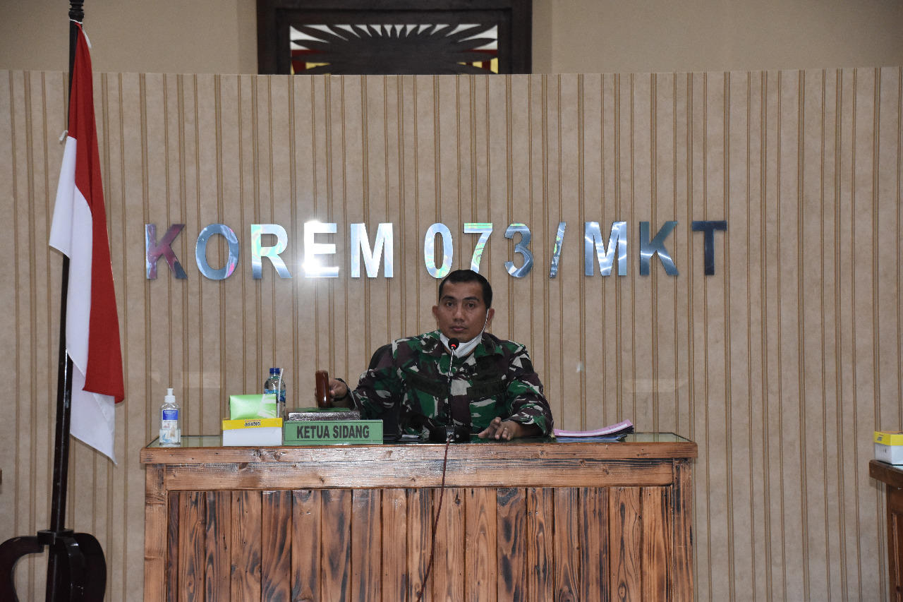 Letkol Czi Hendro Edi Busono Pimpin Sidang Pankar  Usulan kenaikan Pangkat 1 April 2022